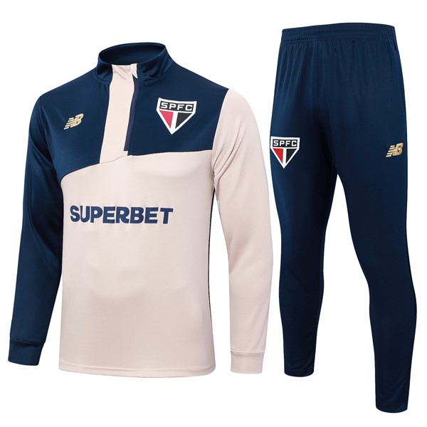 Sweatshirts Sao Paulo 2024-2025 Gelb Blau 3